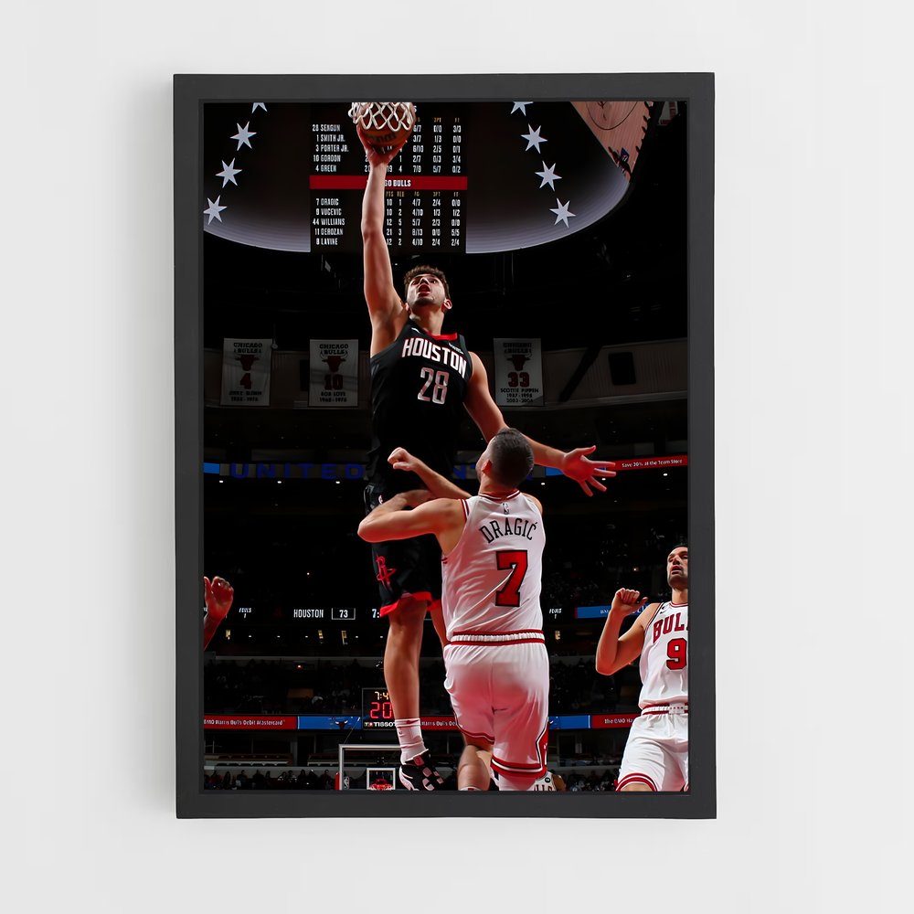 Poster Alperen sengun – affiche Basketball (vue 2)